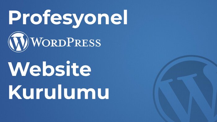 sizin için WordPress kurulumu yapabilirim
