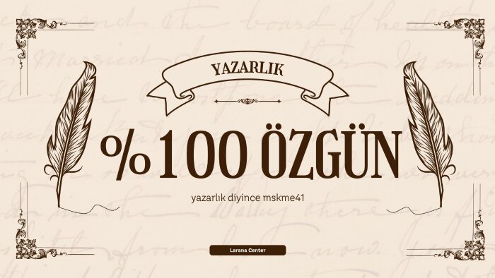 metin yazarlığı yaparım