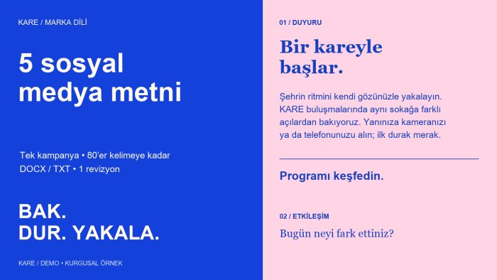 markanız için 5 sosyal medya metni yazarım