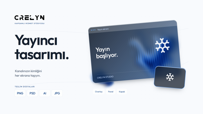 yayıncı tasarımları yapıyorum
