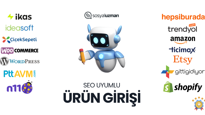 profesyonel ürün veya içeriklerinizin girişini sağlarım