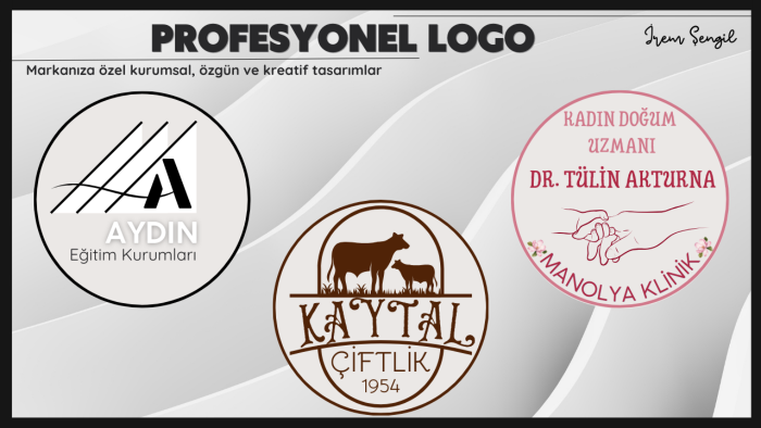 istediğiniz logoyu tasarlayabilirim