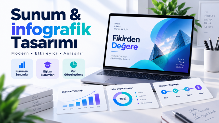 profesyonel sunum ve infografik tasarımı yaparım