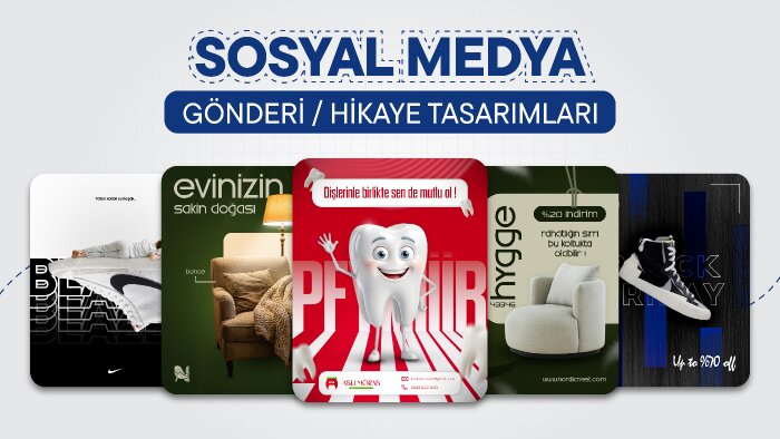 markanız için sosyal medya tasarımları yaparım