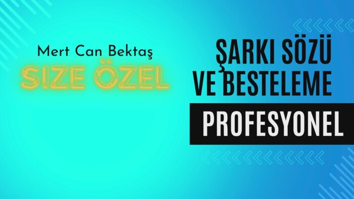 tüm bir şarkı söz yazabilir beste yapıyorum
