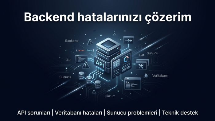 projenizin backend ve Firebase hatalarını çözerim