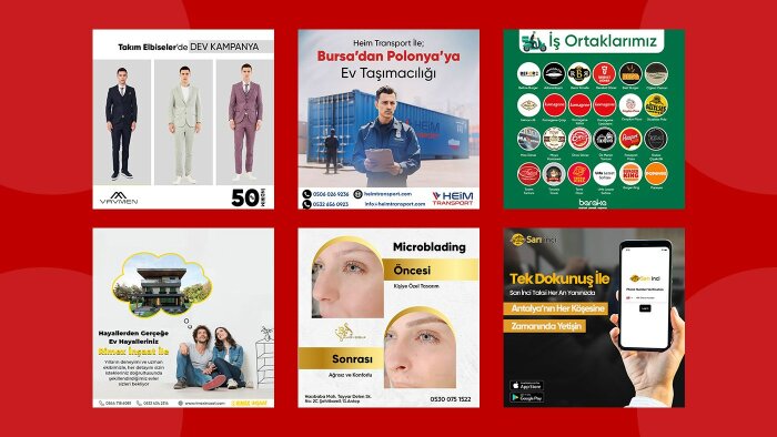 sosyal medya tasarımları hazırlayabilirim