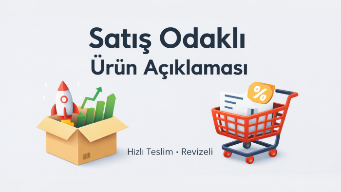 satış odaklı ürün açıklamaları yazarım