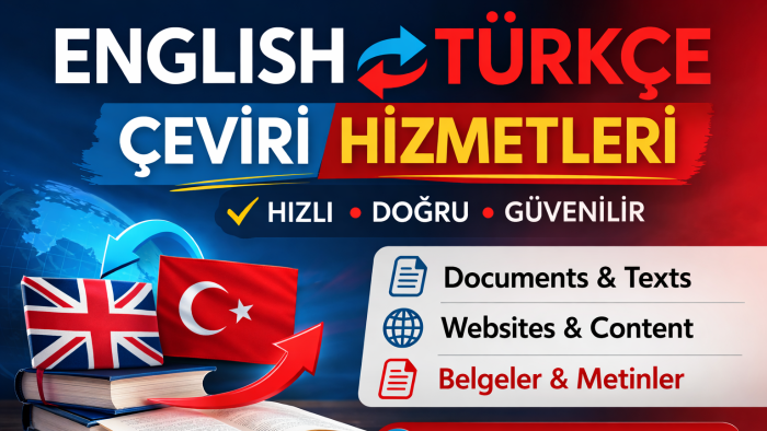 Türkçe - İngilizce çevirilerinizi en iyi şekilde yaparım