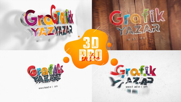 pro 3d intro hazırlarım