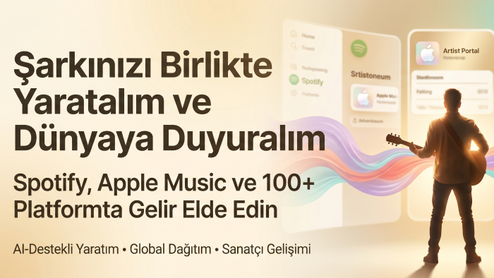 dijital müzik sanatçısı kurar ve yayınlarım