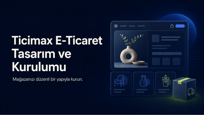 Ticimax sitenizi markanıza özel tasarlar ve düzenlerim