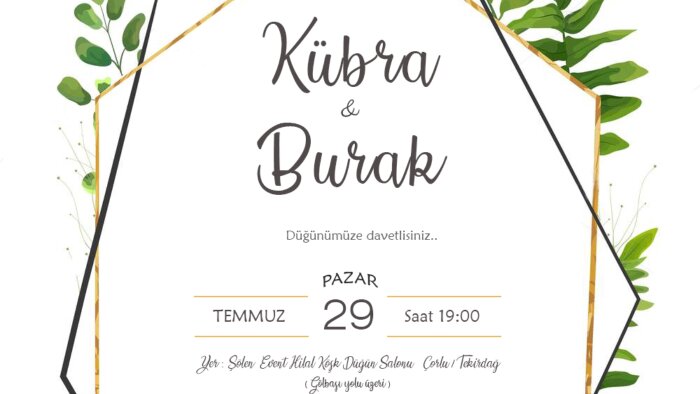 davetiye tasarımınızı yapabilirim