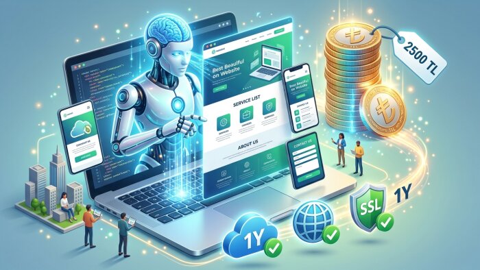 yapay zeka ile web sitesi yapabilirim