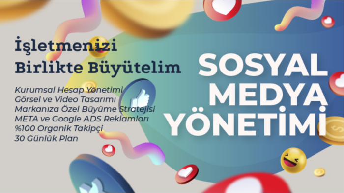 işletmeler için etkili sosyal medya yönetimi yaparım