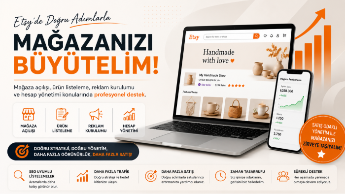 etsy mağaza kurulumu ve hesap yönetimi yapabilirim