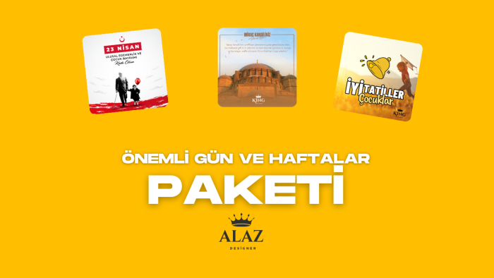 önemli gün ve haftalar içeriği hazırlarım