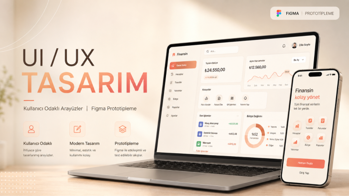 mobil ve web projeleriniz için arayüz tasarlarım