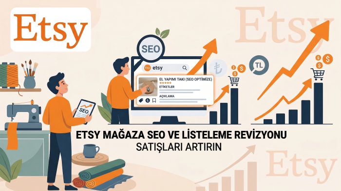 Etsy satışlarınızı artıracak seo ve ürün revizyonu yaparım