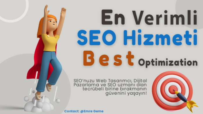 sizlere kaliteli-verimli seo hizmeti verebilirim