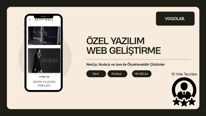 ihtiyacınıza özel profesyonel web yazılımları geliştiririm