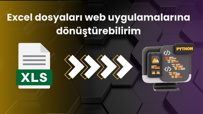 excel dosyalarınızı programlara dönüştürüyorum