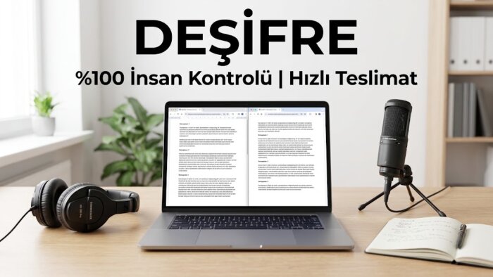 ses ve video kayıtlarınızı hızlıca metne dönüştürebilirim