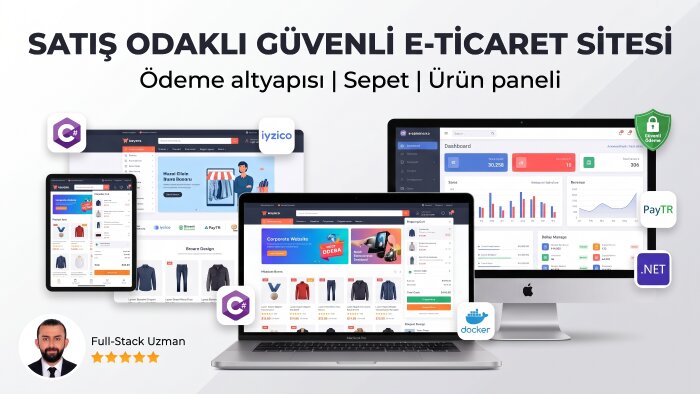 ödeme altyapılı e-ticaret sitesi kurarım