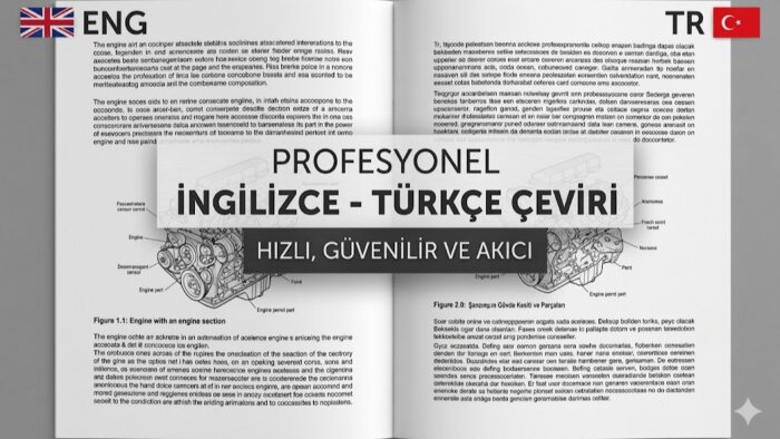 Türkçe-İngilizce çeviri hizmeti veriyorum