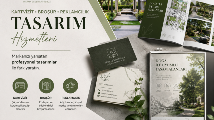 sizin için broşür ve kartvizit tasarımı yaparım