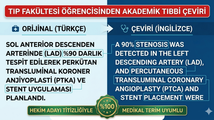 tıbbi ve genel metinlerinizi akademik düzeyde çeviririm