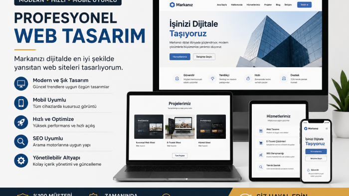 firmanız için profesyonel kurumsal web sitesi hazırlarım