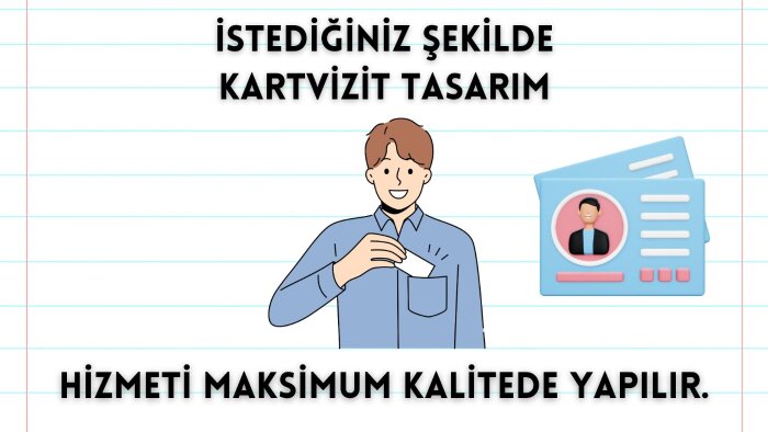profesyonel kartvizit tasarımı yapıyorum