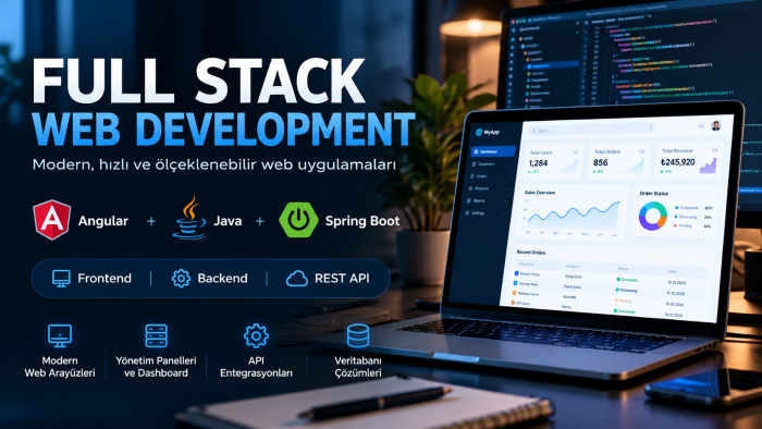 Angular ve Java ile full stack web yazılımı geliştiririm