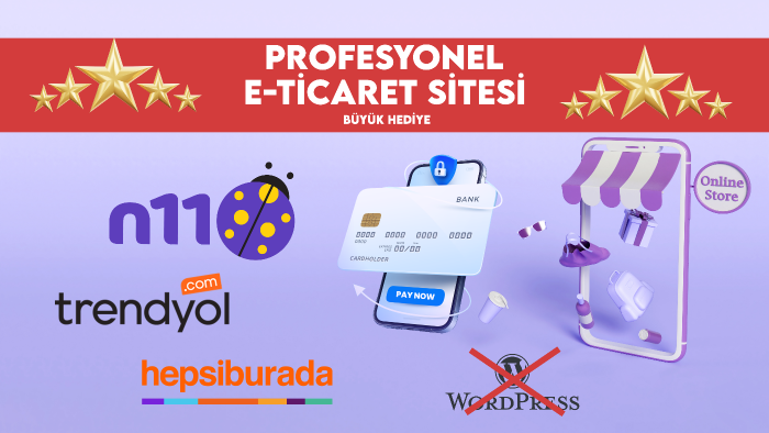 özel kodlanmış e-ticaret sitenizi yapabilirim