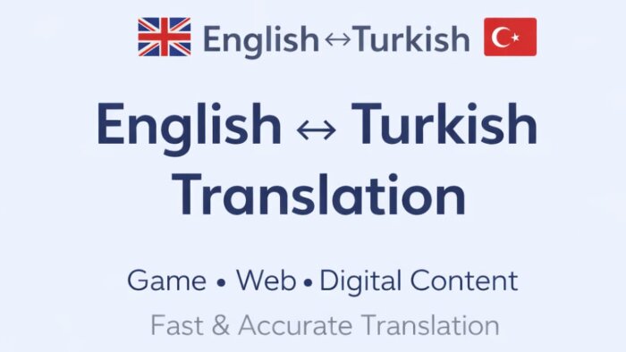 oyun, web ve dijital içerikler için çeviri yaparım