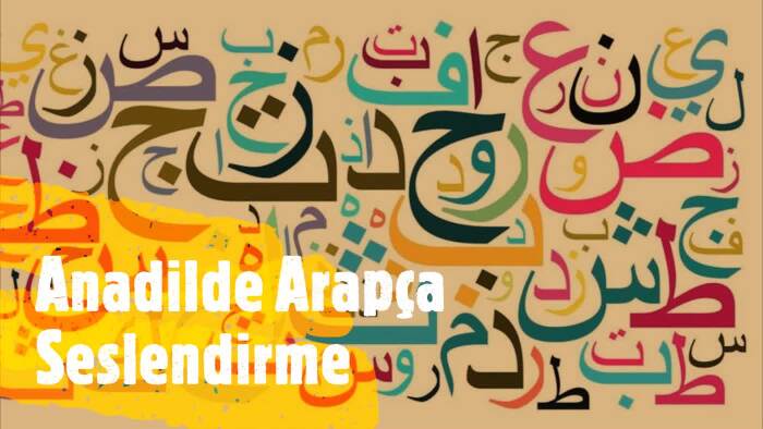 anadilde Arapça profesyonel seslendirme hizmeti sunarım