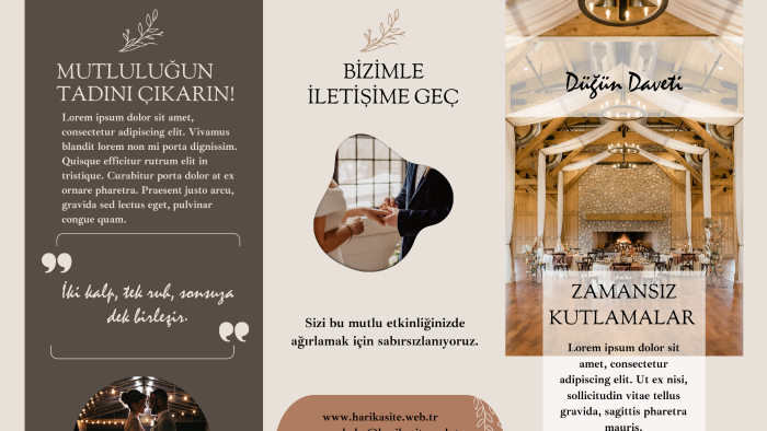sizler için broşür tasarlarım