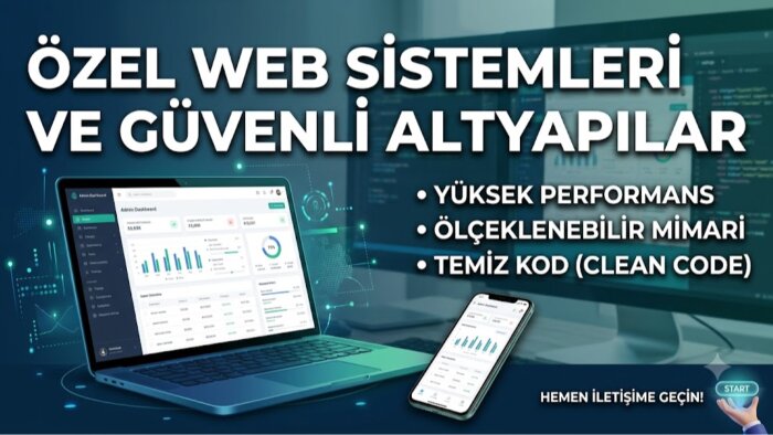 işiniz için güvenli, ve özel web sistemleri inşa ediyorum