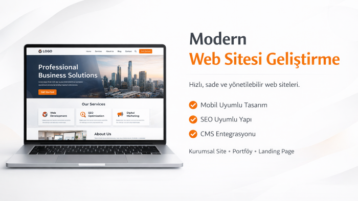 modern, hızlı ve yönetilebilir websiteler geliştiririm