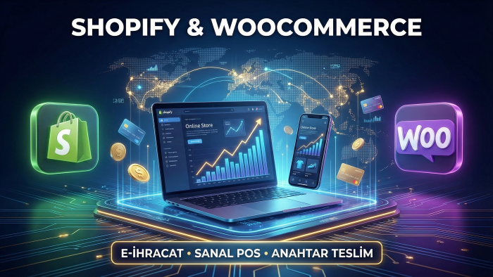 Shopify ve Woocommerce e-ticaret sitesi kurarım