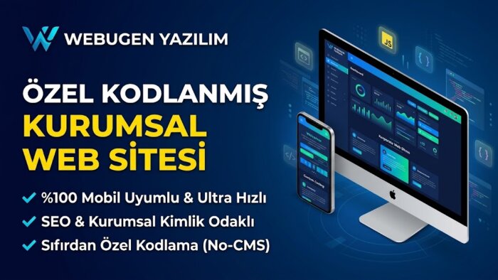 işletmenize özel kodlanmış kurumsal web sitesi yapabilirim