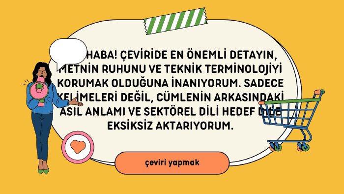 ingilizce metinlerinizi çeviririm
