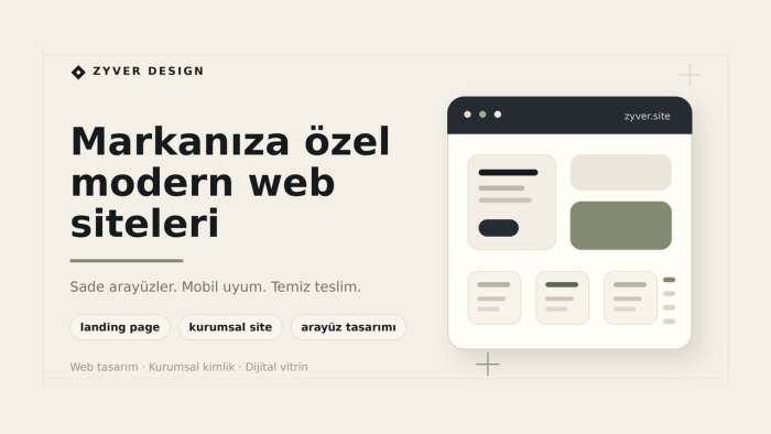 işletmeniz için akılda kalan web sitesi tasarlarım