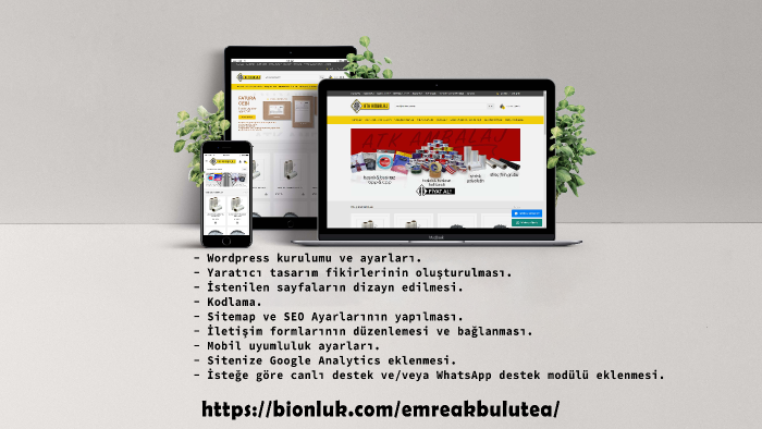anahtar teslim WordPress sitesi oluşturabilirim