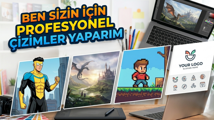 sizin için profesyonel çizimler yaparım