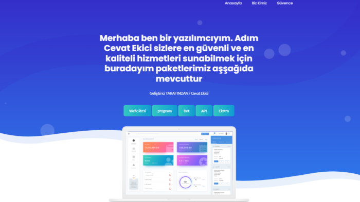 sıfırdan profesyonel web sitesi tasarlıyorum