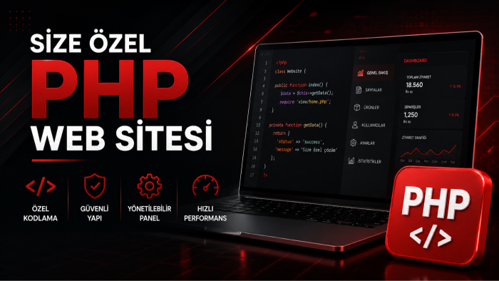 sizin için özel kodlama PHP site yapabilirim
