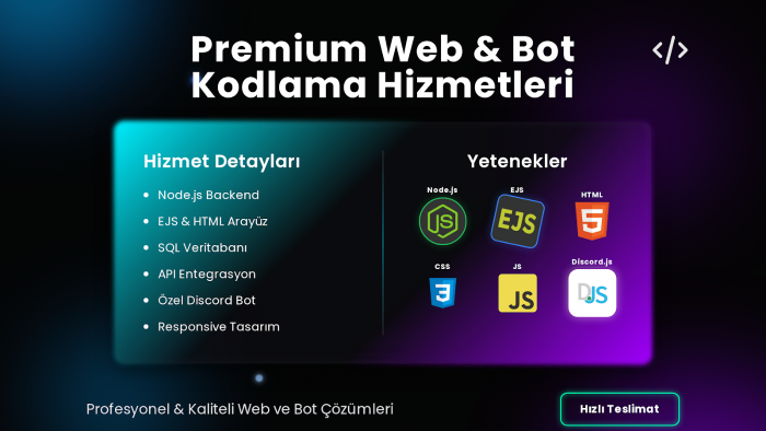 ihtiyacınıza özel modern ve dinamik web siteleri kodlarım