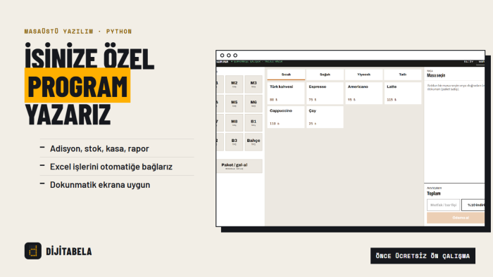 Python ile işinize özel masaüstü program ve otomasyon yazarım